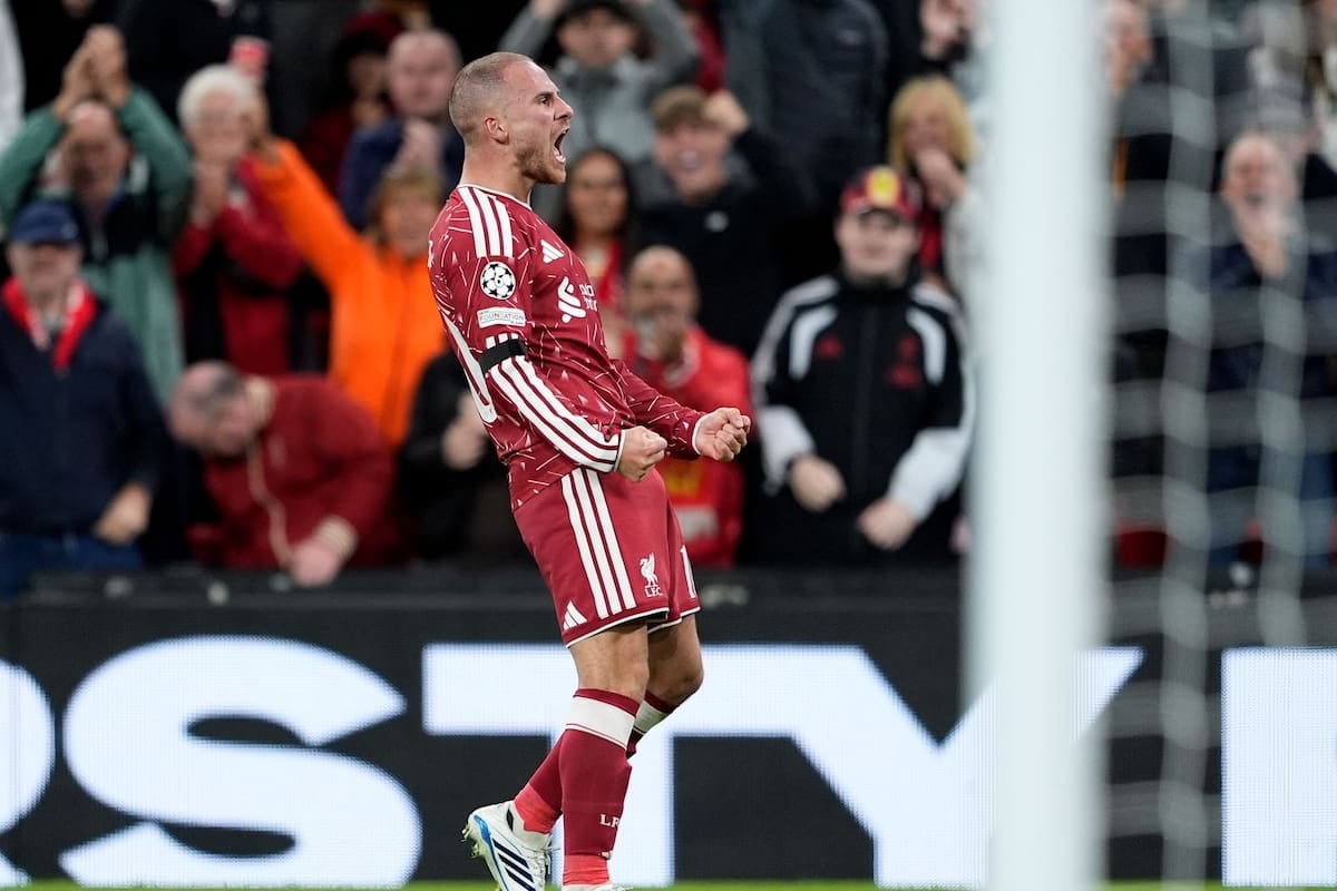 Mac Allister se sacó las ganas con un golazo y Liverpool festejó en el debut de Champions