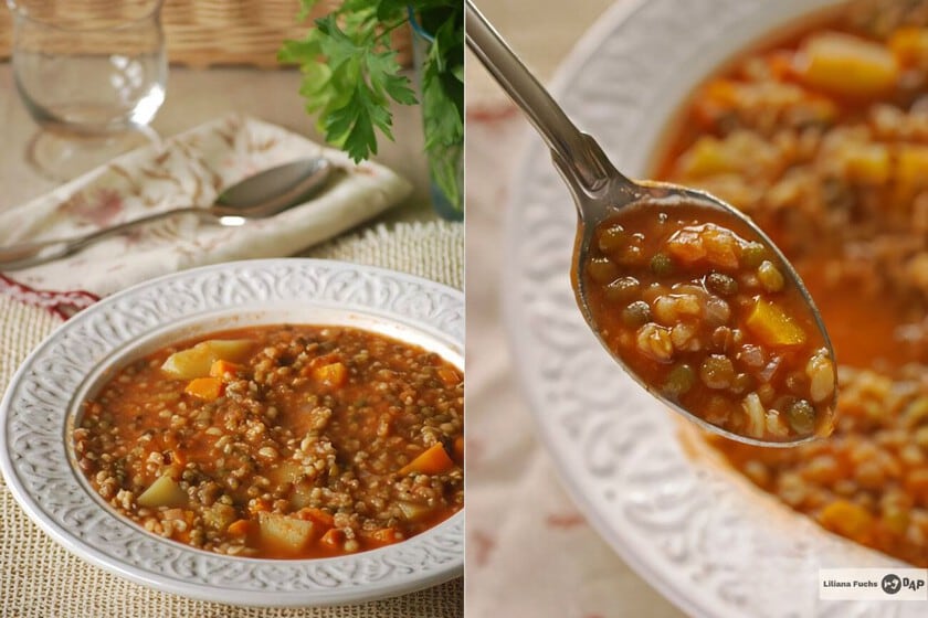 Cómo armar un guiso de lentejas con bulgur y por qué la combinación suma proteínas completas