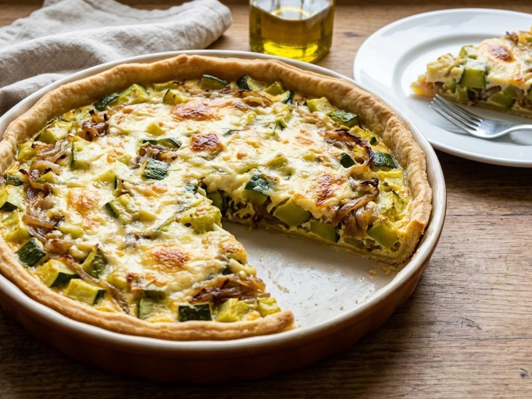 La tarta de zapallitos, esa costumbre de mesa que se gana la pelea contra la humedad