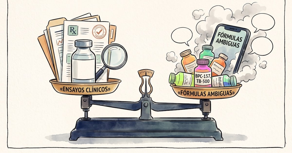 Péptidos bajo la lupa: cuando la palabra agrupa promesas que la ciencia todavía no respalda