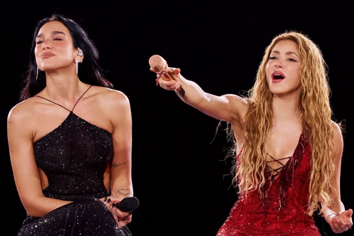 La noche que Madrid esperaba: Shakira y Dua Lipa se encontraron en el escenario para cantar Antología