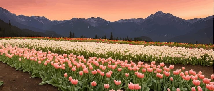 Trevelin se viste de tulipanes: arranca la temporada en Chubut con entradas a $45.000 y casi 40 días de floración