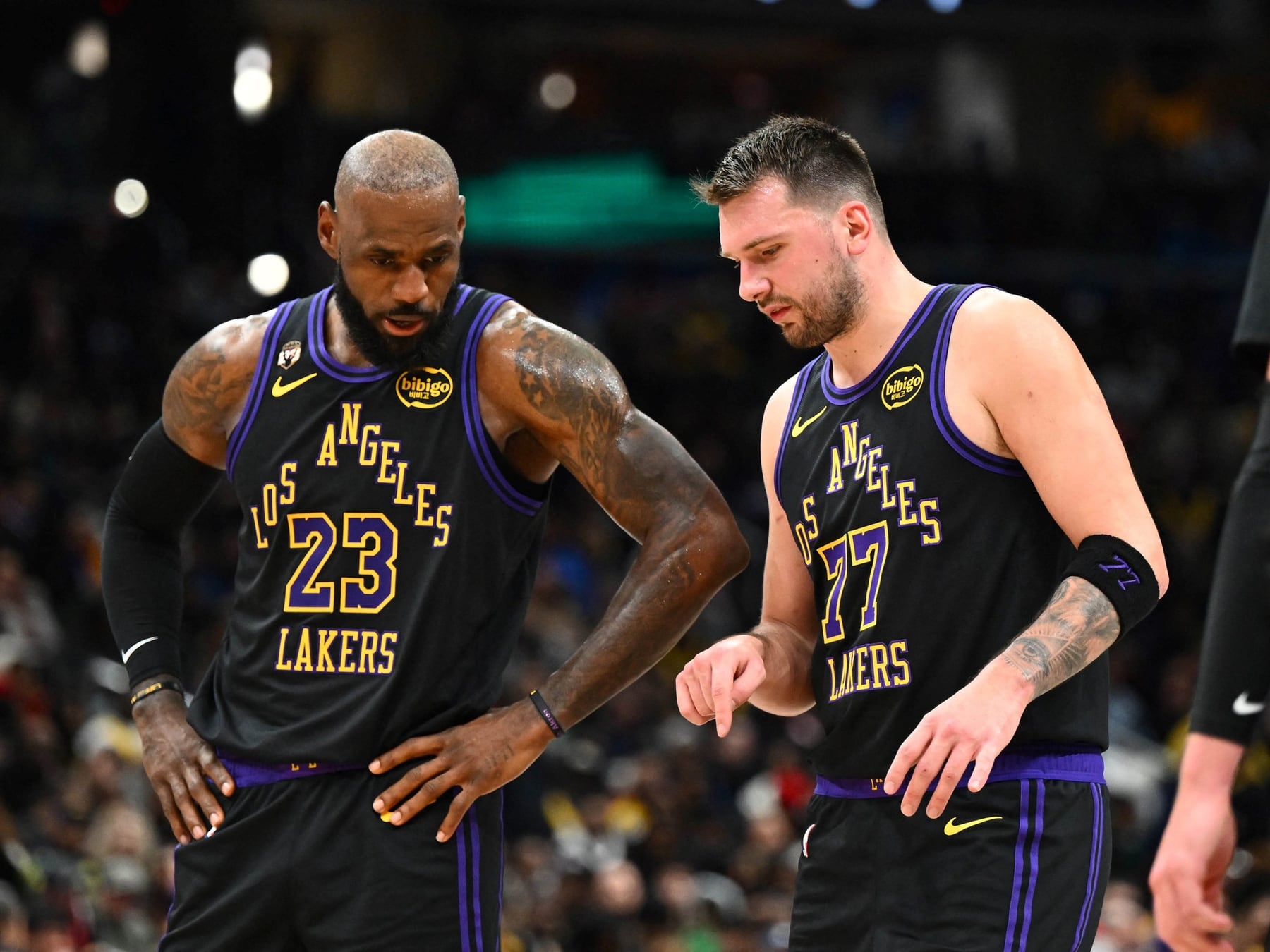 Doncic avisó que viene con todo y los Lakers golearon a Utah en el primer ensayo