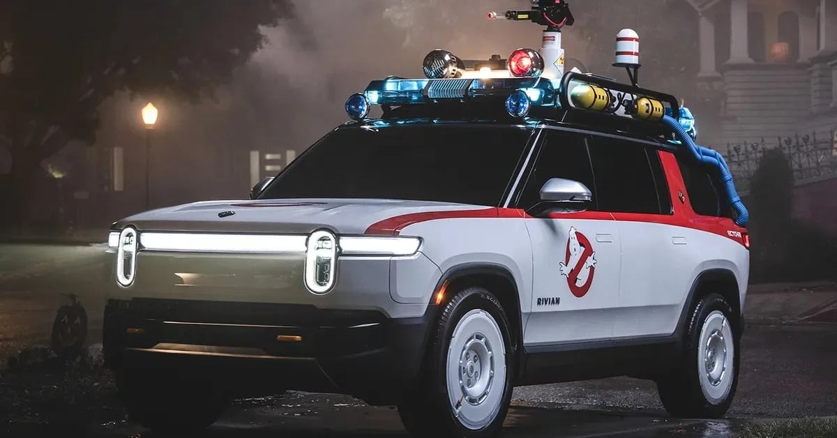 Bill Murray revive a Venkman al volante de una Rivian fantasma para pasar el Halloween
