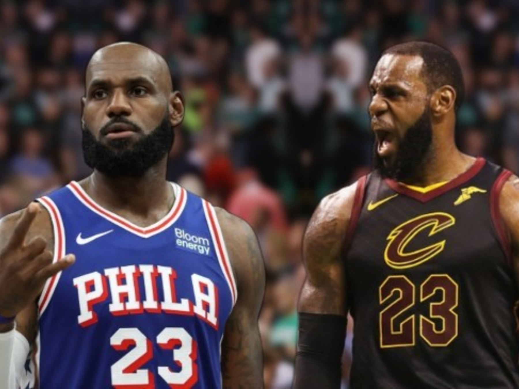 LeBron vuelve a casa, pero ahora lleva la camiseta de Philadelphia