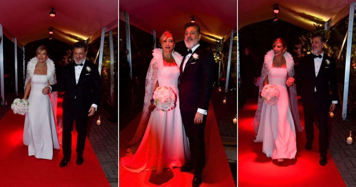 Andrea Ghidone y Pablo Otero celebraron su boda con tango, hijos y Collateral scrape